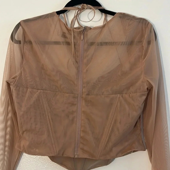 Mistress Rocks | House of CB Sweet corset top Women’s size L + 14/16 tie sheer - Picture 9 of 14